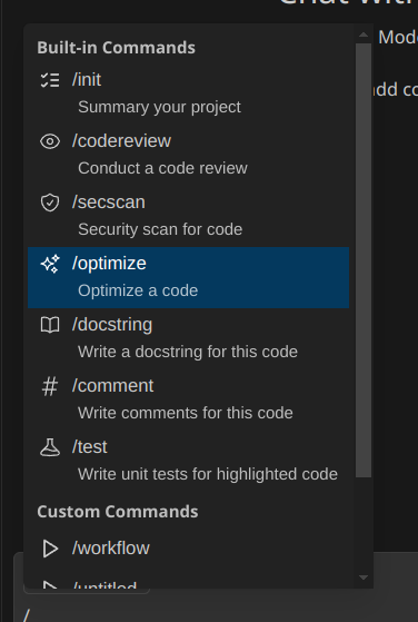 Code Optimization Command